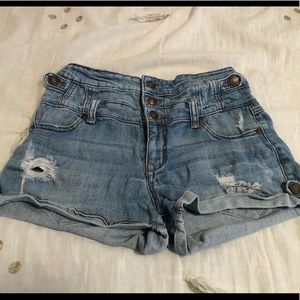 High Waisted Jean Shorts